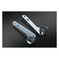 Kuryakyn, Front fork custom tie-down brackets. Chrome — 14-23 FLHT; FLHX