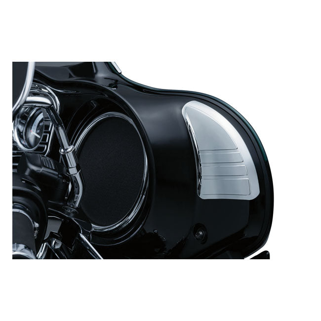 Kuryakyn, Tri-line inner fairing cover. Chrome