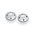 Kuryakyn, ISO-grip end cap set. Smooth. Chrome (pair)