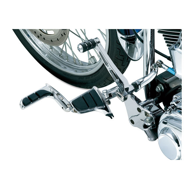 Kuryakyn, Swingwing foot pegs. Chrome — All traditional H-D male mount (Excl. rider/passenger on: 18-26 Softails; 20-21 Livewire. Excl. rider location on: 15-20 XG; 10-21 XL1200X/XS; 11-20 XL1200C; 12-16 XL1200V)