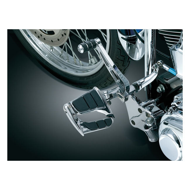 Kuryakyn, Swingwing foot pegs. Chrome — All traditional H-D male mount (Excl. rider/passenger on: 18-26 Softails; 20-21 Livewire. Excl. rider location on: 15-20 XG; 10-21 XL1200X/XS; 11-20 XL1200C; 12-16 XL1200V)