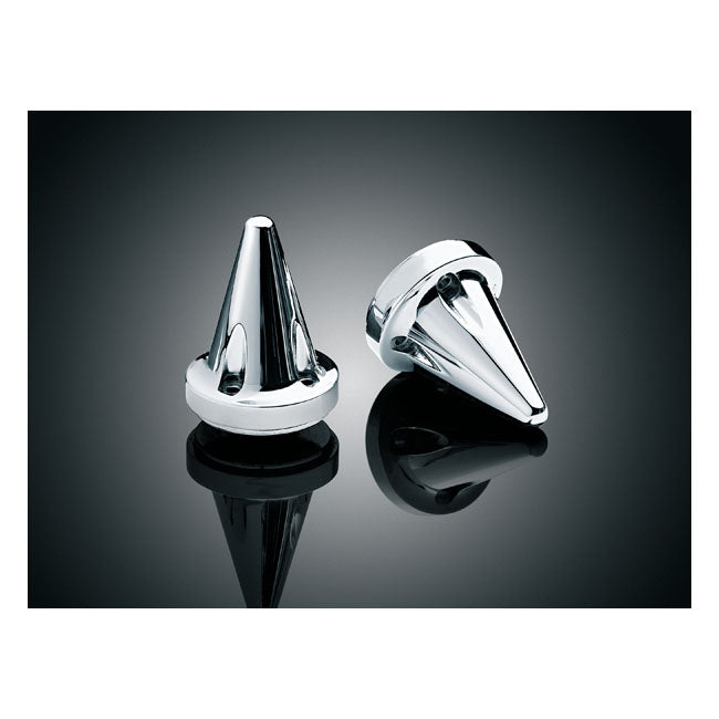 Kuryakyn, Stiletto grip end caps. Chrome