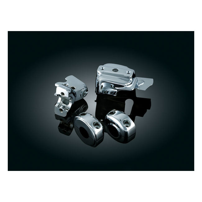 Kuryakyn, Brake & clutch dress-up kit — 96-07 (NU) FLT/Touring; 96-17 Dyna; 96-03 (NU) XL Sportster