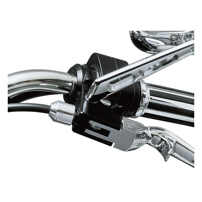 Kuryakyn, clutch cable ferrule / banjo bolt covers. Chrome