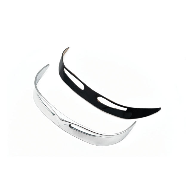 Kuryakyn, Fatboy front fender tip. trailing edge, chrome