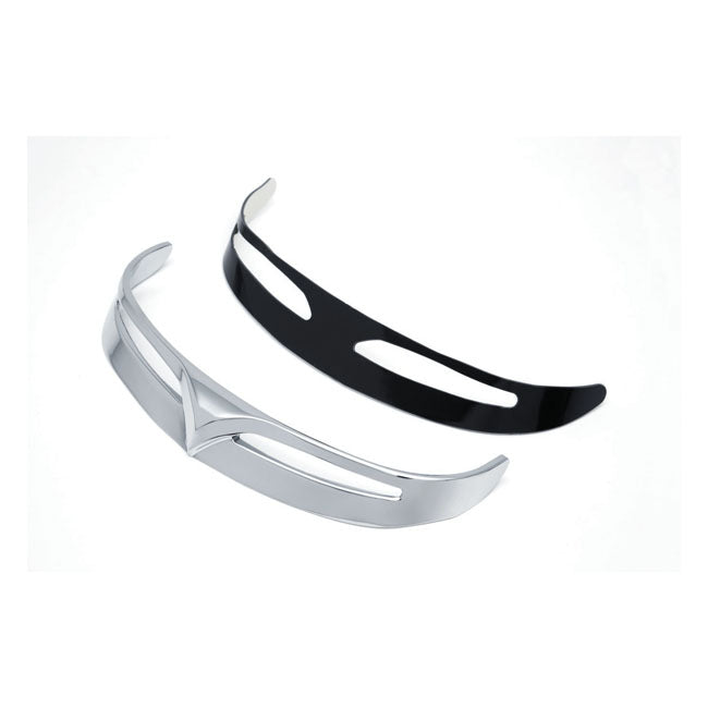 Kuryakyn, Fatboy rear fender tip. trailing edge, chrome — 90-06 Fat Boy (Excl. 2006 FLSTFSE) (NU)