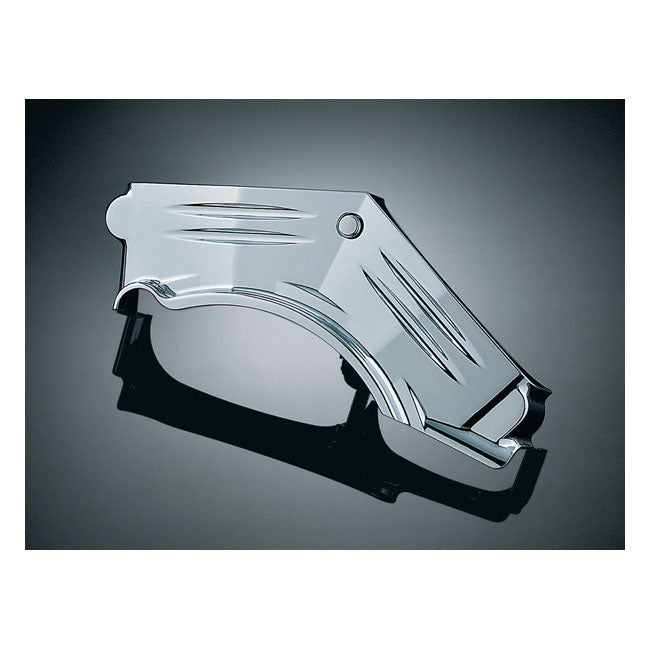 Kuryakyn, Cylinder base cover. Chrome — 99-06 FLT/Touring; 00-06 Softail; 99-05 Dyna with forward controls (NU)