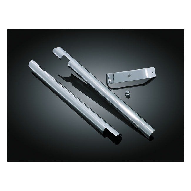 Kuryakyn, Softail downtube covers. Chrome — 00-06 Softail (NU)