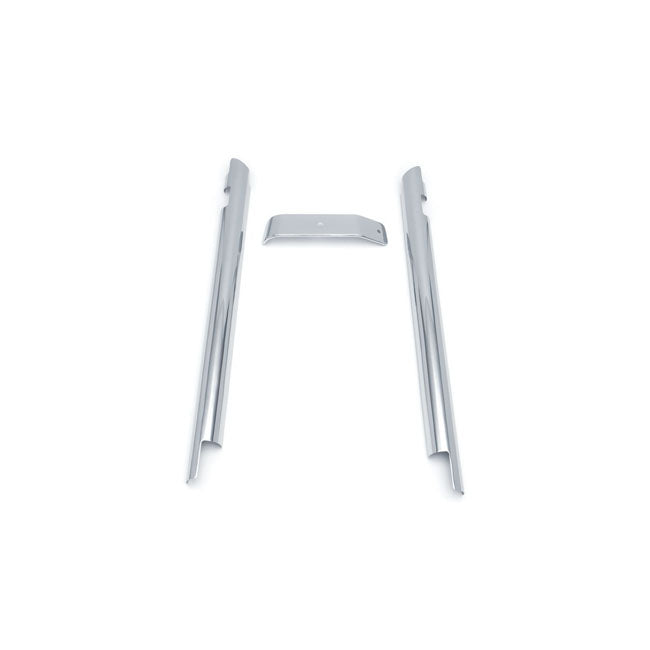 Kuryakyn, Softail downtube covers. Chrome — 07-17 Softail (Excl. FXCW/C; FXSB; FXSBSE) (NU)