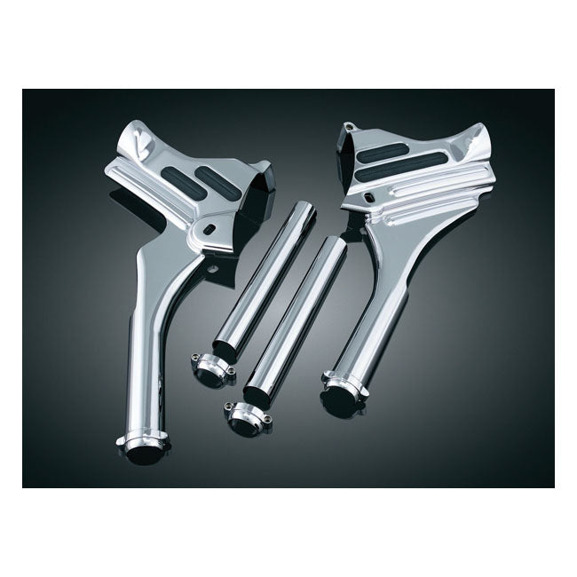 Kuryakyn, Touring deluxe frame neck cover. Chrome — 95-07 FLT/Touring (NU)