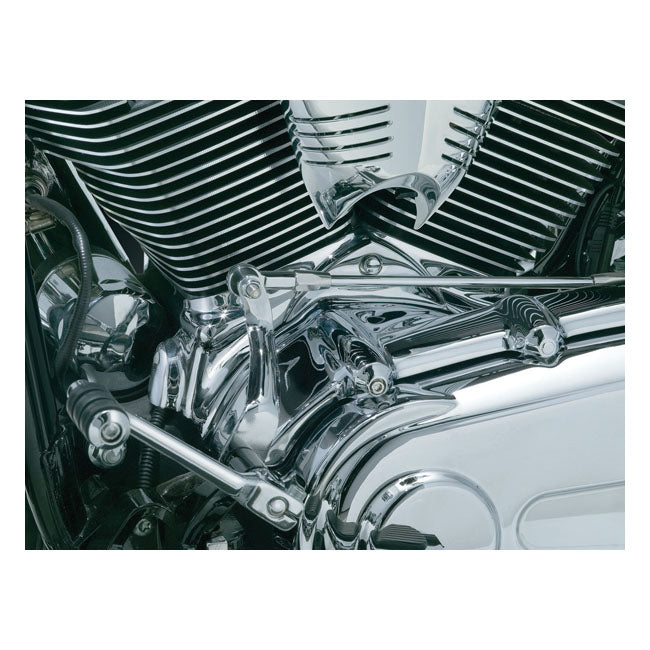Kuryakyn, Cylinder base cover. Chrome — 07-17 Softail (NU)