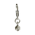 Single dice zipper pull