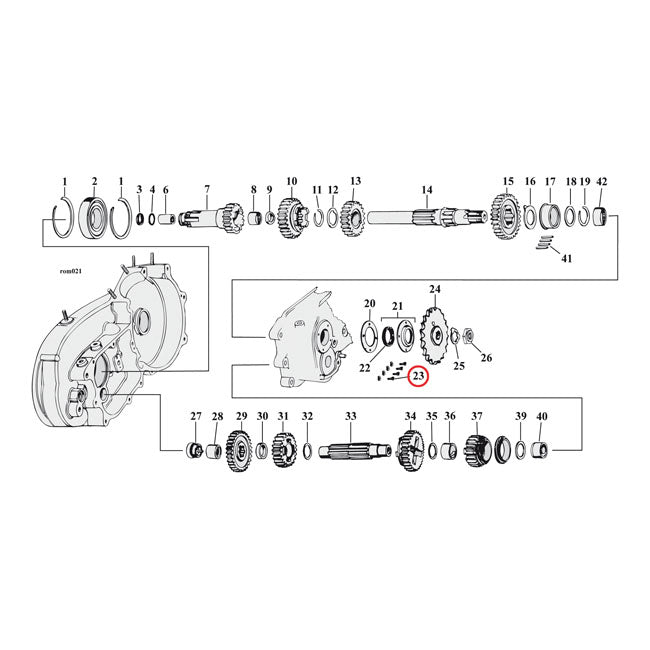 Slot screw 10/24 x 3/8