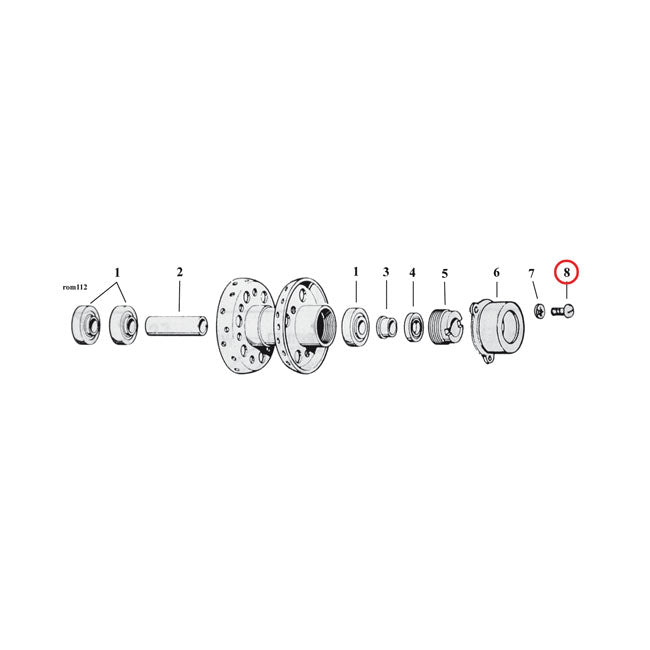 Slot screw 10/24 x 3/8