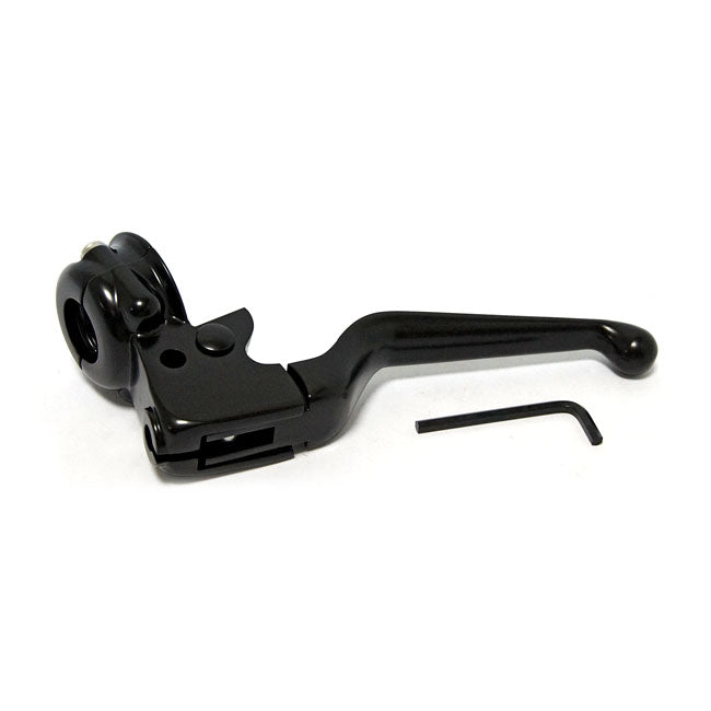 Clutch lever assembly. Black — 08-14 Softail; 06-17 Dyna (NU)