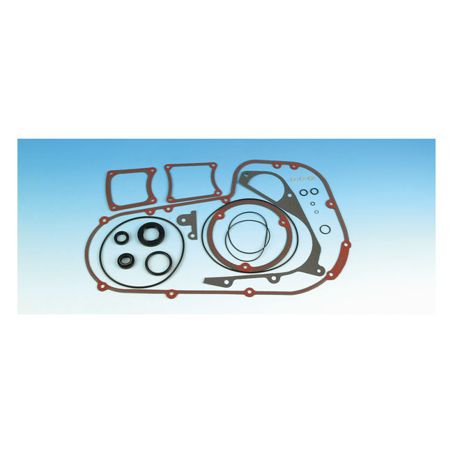James, primary cover gasket & seal kit. Inner/outer — 80-93 FLT/Touring; FXR (NU)
