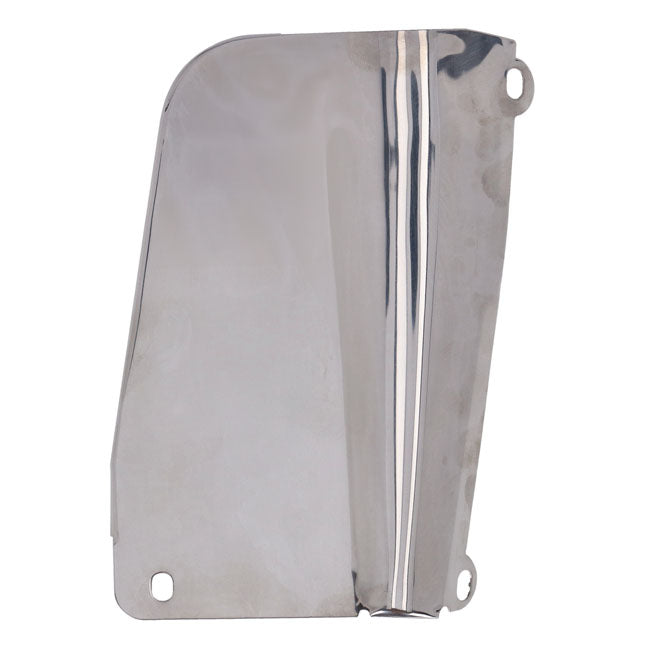 Back panel fork. Left side. Stainless