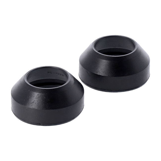Fork boots, rubber (dust covers). 41mm — 80-86 FXWG; 84-15 FXST models (excl. FXSTD/C); 93-05 FXDWG (NU)