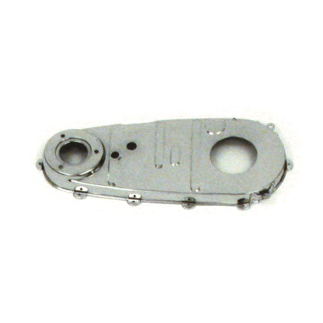 Paughco, Inner primary. Chrome — 36-54 Big Twin (NU)