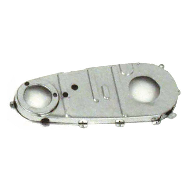 Paughco, Inner primary. Chrome — 55-64 Big Twin (NU)