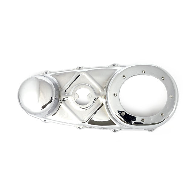 Paughco, outer primary cover. Chrome — 55-64 Big Twin (NU)