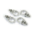 Chrome handlebar wire clips — 556635