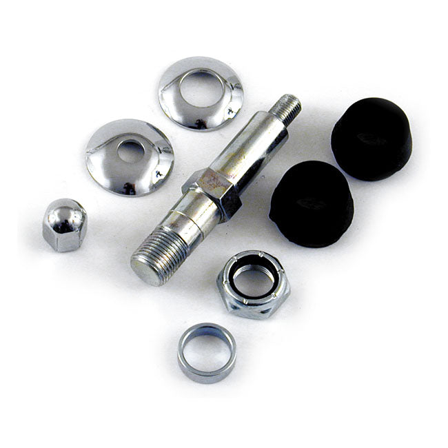 Lower shock stud kit zinc — 58-66 FL (NU)