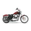 Cobra, 3" slip-on mufflers. Black — 04-13 XL Sportster (Excl. XL1200V Seventy Two) (NU)