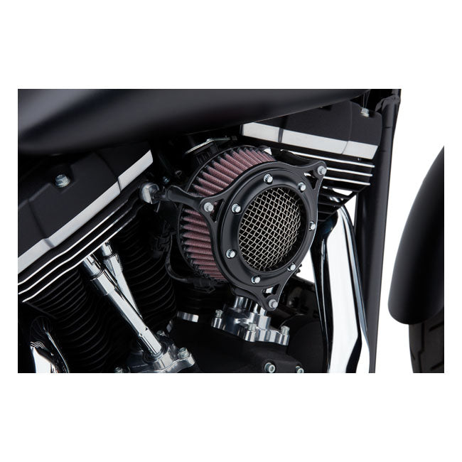 Cobra, RPT air cleaner kit. Black — 04-22 XL Sportster (Excl. XR1200)
