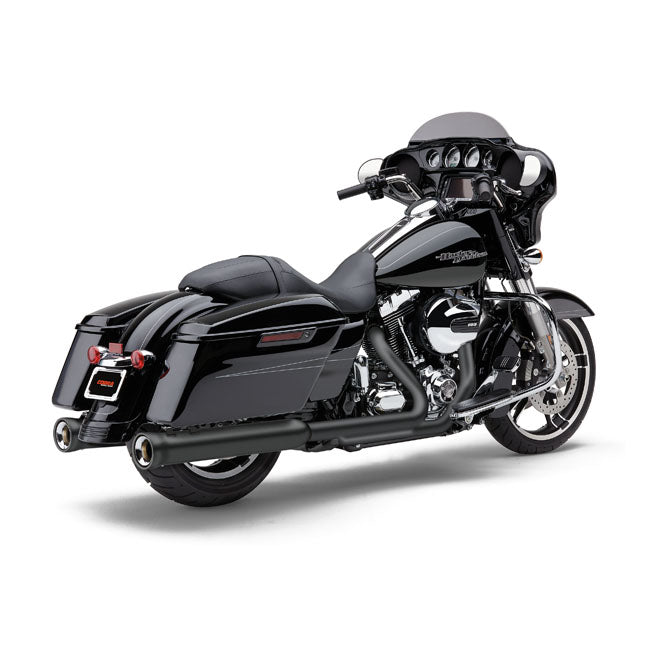 Cobra NH series 4" slip-on mufflers — 95-16 FLT/Touring (NU)