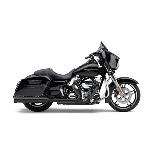 Cobra NH series 4" slip-on mufflers — 95-16 FLT/Touring (NU)