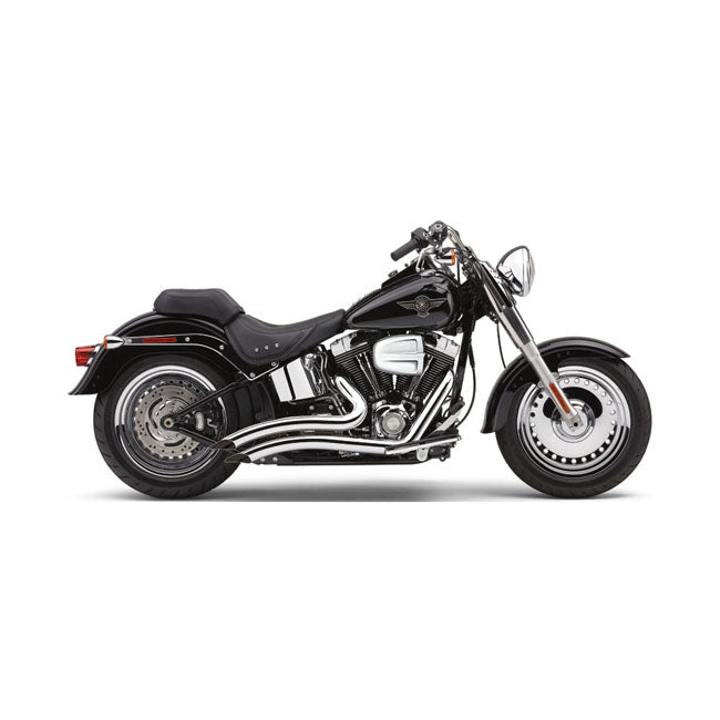 Cobra, Speedster Short Swept exhaust. Chrome — 86-06 Softail (NU)