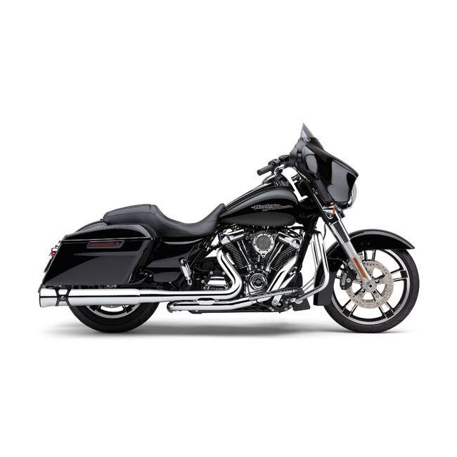 Cobra, independant dual head pipes with power port — 17-26 Touring (excl. Trikes). Requires disabling 2nd; down stream O2 sensor (s) of 20-up EU models