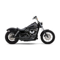 Cobra, Speedster 909 exhaust. Black — 12-17 Softail (Excl. FXSB Breakout) (NU)