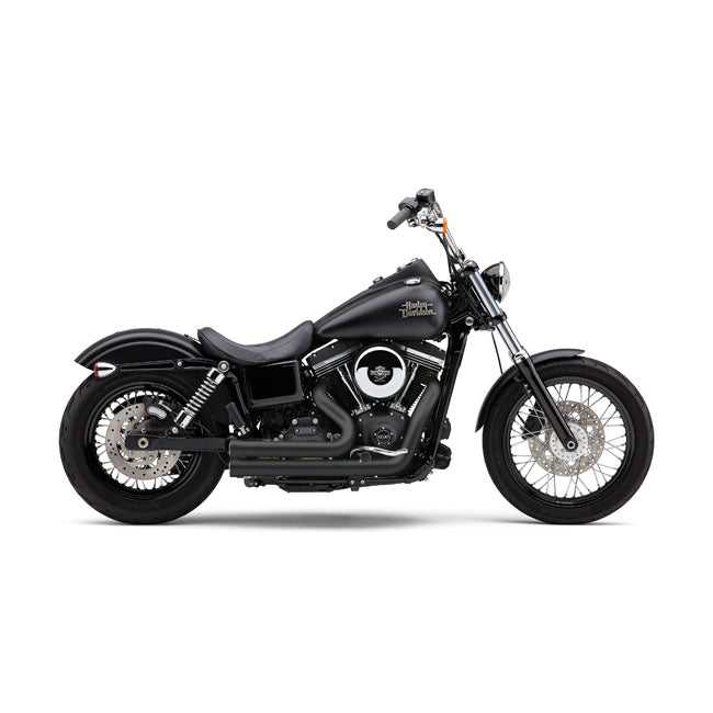 Cobra, Speedster 909 exhaust. Black — 12-17 Dyna (NU)