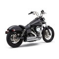 Cobra, Speedster 909 exhaust system. Chrome — 06-11 Dyna (NU)