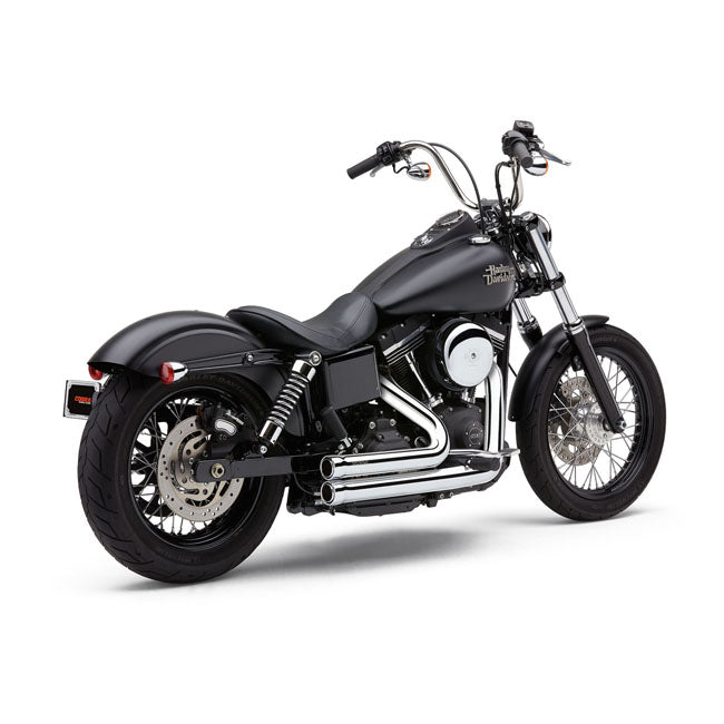 Cobra, Speedster 909 exhaust system. Chrome — 06-11 Dyna (NU)