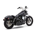 Cobra, Speedster 909 exhaust system. Black — 06-11 Dyna (NU)