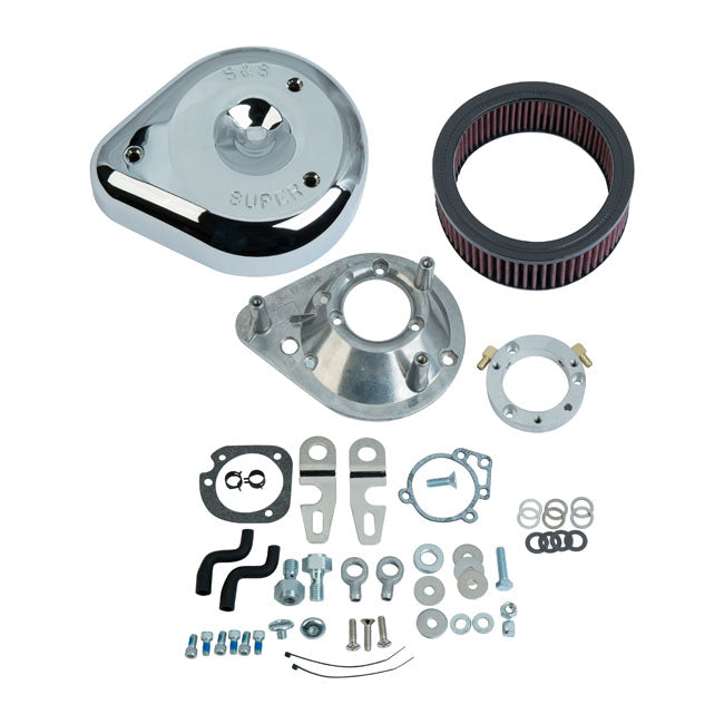 S&S, teardrop air cleaner assembly — 07-22 XL Sportster (Excl. XR1200)