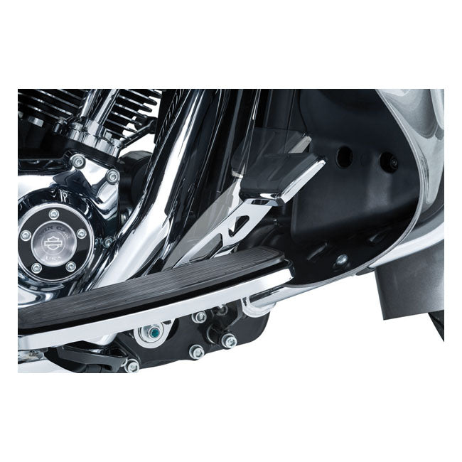 Kuryakyn, Girder extended brake pedal. Chrome — 14-24 FLT/Touring; Trikes with fairing lowers