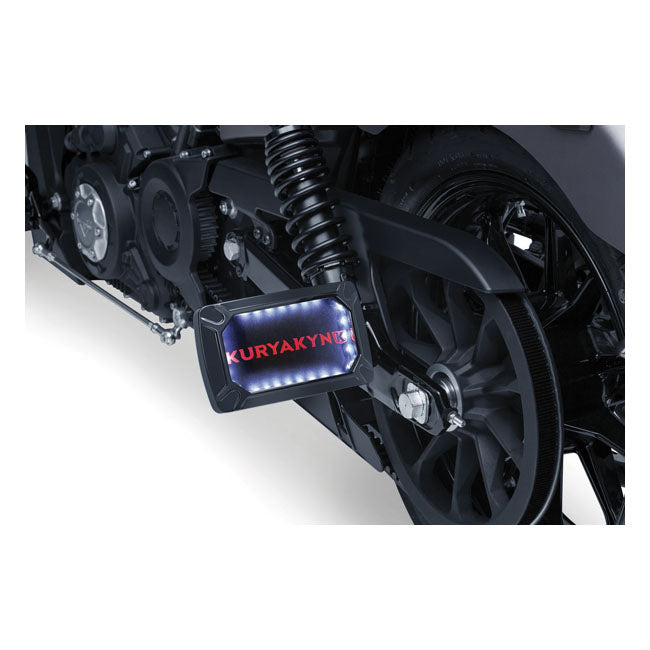 Kuryakyn, Nova curved license plate holder, horizontal — 558985