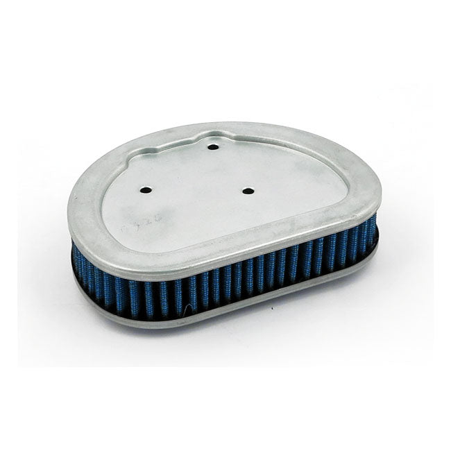 MCS, Blue Lightning air filter element — 99-15 Softail (Excl. 08-11 FLSTSB; 11-13 FXS; 12-17 FLS and 13-17 FXDB); 99-07 Dyna; 02-07 FLT/Touring with Delphi inj. (NU)