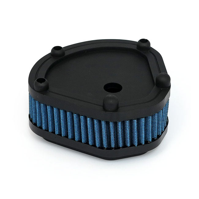 MCS, Blue Lightning air filter element — 86-89 Big Twin (NU) with round air cleaner