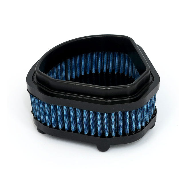 MCS, Blue Lightning air filter element — 86-89 Big Twin (NU) with round air cleaner