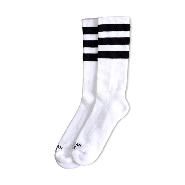 American Socks Old School II Mid High socks white