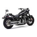 Cobra NH series 3" slip-on mufflers — Softail: 18-20 FXBR/S Breakout; 18-20 FLSL Slim; 18-20 FLFB/S Fat Boy; 18-20 FXLR/S Lowrider; 18-20 FXBB Street Bob