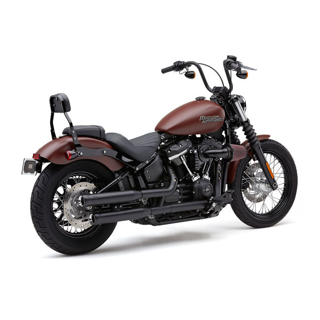 Cobra NH series 3" slip-on mufflers — Softail: 18-20 FXBR/S Breakout; 18-20 FLSL Slim; 18-20 FLFB/S Fat Boy; 18-20 FXLR/S Lowrider; 18-20 FXBB Street Bob