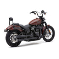 Cobra, 3" RPT Race Pro slip-on mufflers. Black — Softail: 18-20 FLHC/S Heritage Classic; 18-20 FLDE DeLuxe