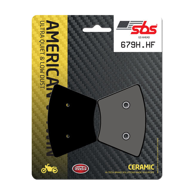 SBS, brake pads. Street Ceramic (organic) — Front: 74-77 XL Sportster; FX (NU)