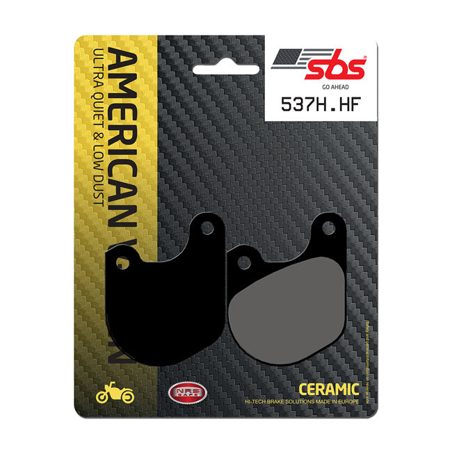 SBS, brake pads. Street Ceramic (organic) — Front: 77-83 FX; 80-83 FXWG; 78-83 XL Sportster (NU)